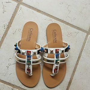 Catherine Malandrino | white flats 7.5